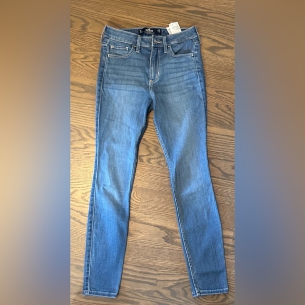 High-Rise blue Wash Super Skinny Jeans